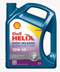 SHELL HELIX HIGH MILEAGE 15W-50