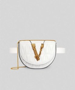VERSACE VIRTUS QUILTED BELT BAG