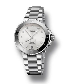 ORIS AQUIS DATE DIAMONDS