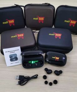 Alternative view of Mall365 bluetooth earbud + pouch + type-c cable