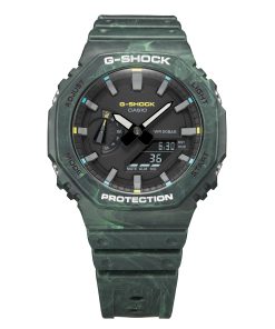 Casio G-Shock Analog Digital x FOGGY FOREST Special Color GA-2100FR-3A