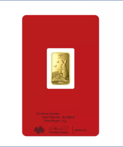 Alternative view of [5 gram] LITZ PAMP Suisse 2023 Lunar Rabbit Gold Bar (999.9) PG009