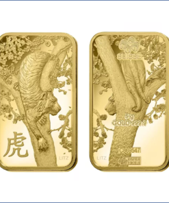 [5 gram] LITZ PAMP Suisse Lunar Tiger Gold Bar (999.9) PG009B