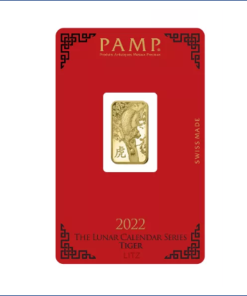 Alternative view of [5 gram] LITZ PAMP Suisse Lunar Tiger Gold Bar (999.9) PG009B