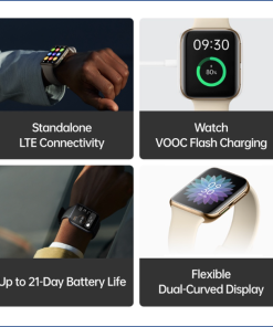 Alternative view of OPPO Watch 46mm WearOS by Google Real-Time Heart Rate Monitoring Keep Up Keep In Touch