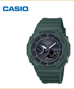 Casio G-Shock GA-B2100-3A Army Green Resin Band Men Sports Watch