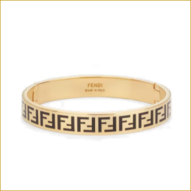 SASOM | accessories Fendi F Is Fendi Bracelet Gold-Coloured Check the  latest price now!