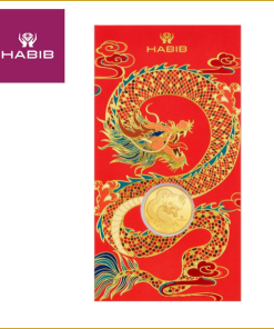 HABIB Year of the Dragon 2024 | 999.9 Gold Wafer Coin (0.20G)