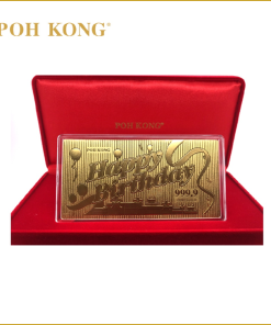POH KONG 999/24K Pure Gold Happy Birthday Gold Note