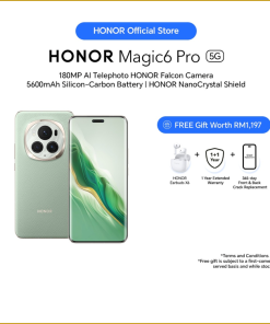 HONOR Magic6 Pro (12GB+512GB) | 180MP AI Telephoto HONOR Falcon Camera | 5600mAh Silicon-Carbon Battery