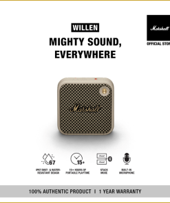 MARSHALL WILLEN ( BLACK & BRASS / CREAM ) - portable bluetooth speaker