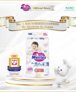 Merries Super Premium Tape Baby Diapers Super Jumbo Packs (4 packs)