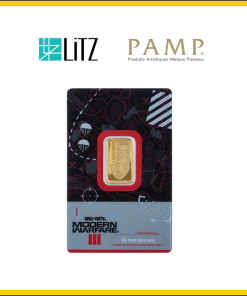 [5 gram] LITZ PAMP Suisse CALL OF DUTY Limited Edition Gold Bar (999.9) PG024