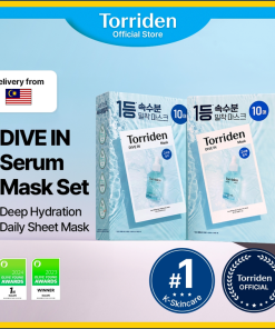 Torriden - DIVE IN Low Molecular Hyaluronic Acid Facial Serum Sheet Mask (20pcs)