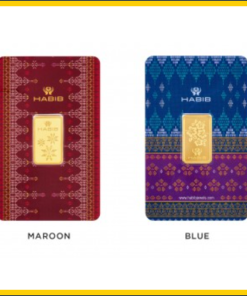 HABIB 5g 999.9 Gold Bar (Songket) - Manufactured By LBMA Goods