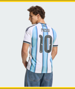 Argentina 26 Home Messi Jersey
