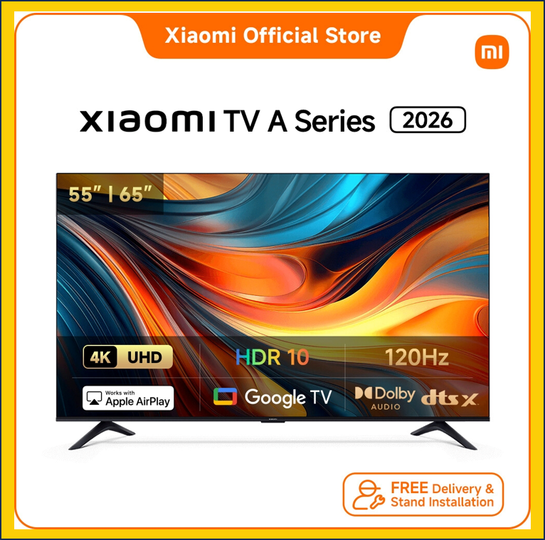 Xiaomi TV A 65" 2026 | 4K/HDR 10/Google TV/120Hz Game Boost Mode/Dolby Audio™️/Smart TV